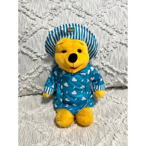 Winnie The Pooh, Raincoat attached book 12" Plush Stuffed Animal